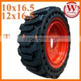 John Deere Bob Cat Case New Holland Volvo Jcb Jehl Solid Skid Steer Tires thumbnail-1
