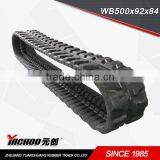 Rubber Track(WB500*92*LINKS) 500x92x84W for 120 Excavator Track thumbnail-1