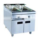 Free Standing Single Cylinder Double Basket Deep Fryer thumbnail-1