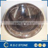 Competitive Price Brown Marble Basins/round Sinks thumbnail-1
