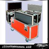 High quality dual plasma flight case for lcd tv flight cases