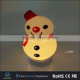 Promotional High Quality Portable Mini Snowman Shape Bluetooth Speaker Lamp thumbnail-4