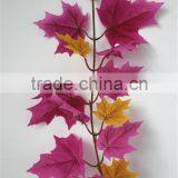 Home Curtain Gardens Edging Christmas Decorative 1ft to 2ft or 30cm to 60cm Artificial Silk Hanging Maple Branches EFYZ08 0604 thumbnail-4