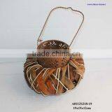 Hanging Rattan and Birch Lanterns thumbnail-3