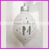 Factory Direct Ceramic Hanging LED Lantern for Christmas Decoration thumbnail-2