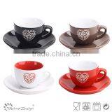 Fine Cheap Colorful Handpaiting Coffee Mug/wholesale Tea Cups and Saucer thumbnail-1