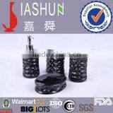 Black Ceramic Bathroom Accessories thumbnail-1
