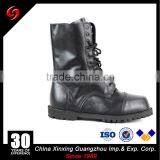 High Ankle Full Grain Leather Cheaper Black Comfortable Military Combat Boots Wholesale thumbnail-1