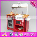 2016 New Design Children Home Play Wooden Kitchens for Toddlers W10C247 thumbnail-6