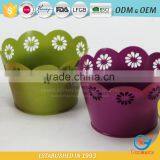 Garden Iron and Zinc Powder Coated Flower Display Buckets Metal Florist Buckets thumbnail-5