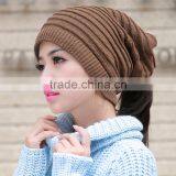 Multi-Function Knitting Women's Winter Hat thumbnail-2