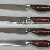 stainless steel utility knife with forge handle