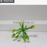 High Quality Indoor Artificial 2 Flowers 2buds Camellia Flowers thumbnail-5