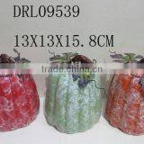 Colorful Pumpkin Ceramic Lantern Festival Holloween Decorations thumbnail-3