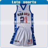 100% Polyester Basketball Jersey M Size to 4X Free Design Basketball Jerseys thumbnail-1