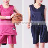 2016 Women Double-sided Sportwear Quick Dry Basketball Jersey Set thumbnail-1