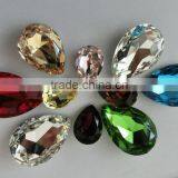 Colorful Pear Cut Crystal Gem Spinel Teardrop Crystal Rhinestone For Applique thumbnail-2