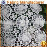 Cicheng Textile White Lace Fabric Bonded Transfer Film/heavy Lace Fabric/chemical Lace Fabric thumbnail-1