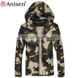 Hot Sale Breathable Thin Light Nylon Sport Hoodies Men Camo Jacket thumbnail-2