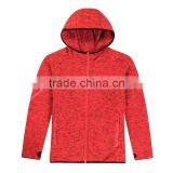 100%polyester High Quality Hoodies Knitted Sweater Fleece Women Hooded Jacket thumbnail-3