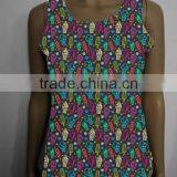 Tank Top Sublimation Womens Basic Loose Fit Sleeveless no Minimum. Ready Goods thumbnail-4