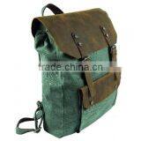Best 2014 Popular Brands and Leather Canvas Drawstring Backpack thumbnail-4