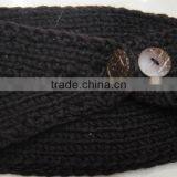 Fashion New Hot Knitted Acrylic Designer Feather Headband for Winter thumbnail-4