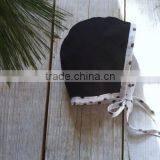 Polka Dots Cotton Baby Hat Hot Selling Bonnet Readymade Garments Wholesale thumbnail-2