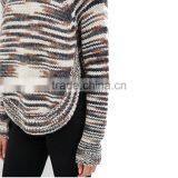 High Quality Best Price Long Sleeve Crew Neck Round Hem Ladies Winter Pullover thumbnail-3