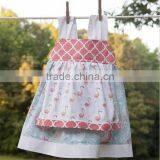 New Arrive Littler Girls Flamingo Dress Kids Summer Printed Dress thumbnail-1