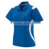 100% Polyester Antibacterial Fabric Wholesale Women Dry Fit Custom Polo Shirt thumbnail-4