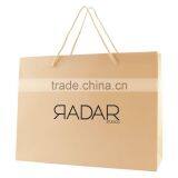 Matte Laminated Eurotote Shopping Bag - Features Cardboard Bottom, Dimensions Are 9" x 3.5" x 7" and Comes With Your Logo. thumbnail-3