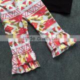 2016 Baby Girl Clothes Spring Outfits "love is All You Need" Leopard Heart Aztec Pant With Matching Headband Set thumbnail-6