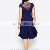Plus Size Chiffon Midi Dress Wholesale Xxl Size Women Casual Dress thumbnail-3