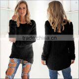 Fashion Women's Casual Long Sleeve Jumper Pullovers Loose Blouse thumbnail-2