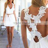 Fashion Sex Woman One-piece Chiffon Dress thumbnail-2