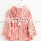 New Products Knitted Sweater Design for Baby Girls With Hoodie thumbnail-4