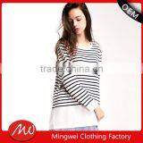 Hot Sale Ladies Winter Striped Thin Pullover Sweater With Lowest Price thumbnail-1