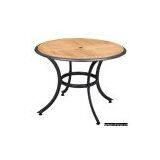 Aluminum With Ash Wood Table thumbnail-1