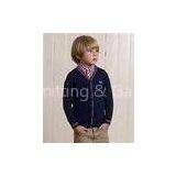 Trendy  eco friendly boy knitted cardigan sweater, button up cotton kids sweater