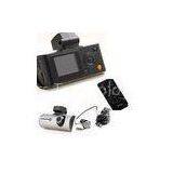 1080p Black Box HD Dual Camera Car DVR With TF Card , Loop Video Recording