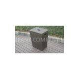 Washable Resin Wicker Storage Box for Indoor Bedroom Decorative