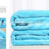 2015 Hot Sale Fabric China Factory Wholesale Throw Bedding Set 100% Polyester Solid Coral Fleece Blanket thumbnail-3