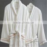 Reactive Print Bath Robe 100% Cotton Velour And Loop Robe thumbnail-2