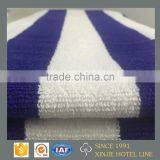 Hot Selling Bath Towel Stripe of Blue and White for Beach thumbnail-1