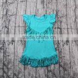 Yawoo 2017 Wholesale New Designs Tassels Summer Dresses Baby Dress Cutting thumbnail-4