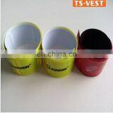 Hot sell promotional gifts irregular shape PVC reflective slap band