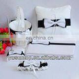 Elegant White Butterfly Knot Wholesale Guest Book Set Wedding Accessories thumbnail-2