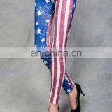 Hot Popular Womens American Flag Leggings thumbnail-4
