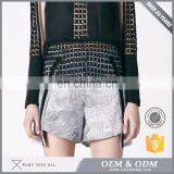 Super Floral Flowy White XO Shorts thumbnail-5